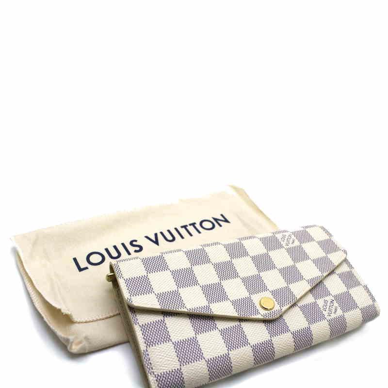 LOUIS VUITTON ダミエ アズール ポルトフォイユ サラ 長財布 美品 ポルトフォイユ・サラ LOUIS VUITTON ルイヴィトン ポルトフォイユ