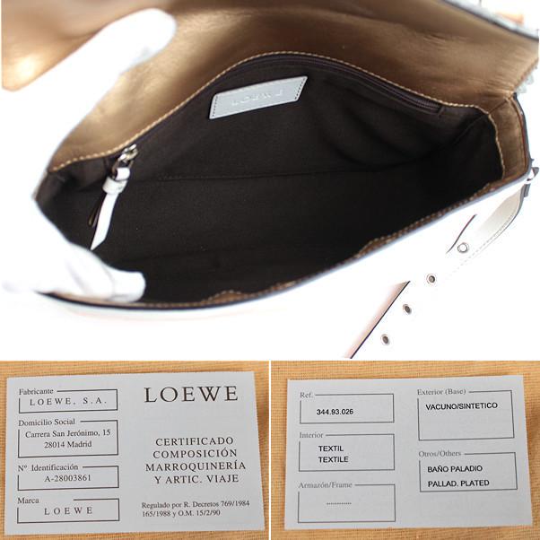 LOEWE（ロエベ） ショルダーバッグ ピンク 白 アナグラム 70200