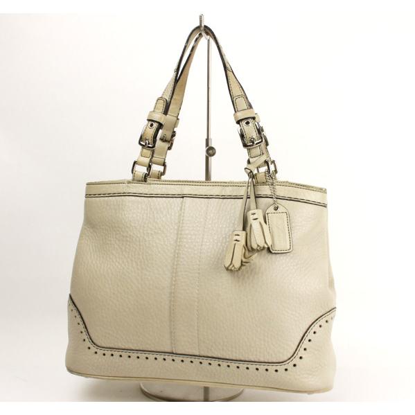 COACH（コーチ） ハンドバッグ トートバッグ アイボリー系 80369 