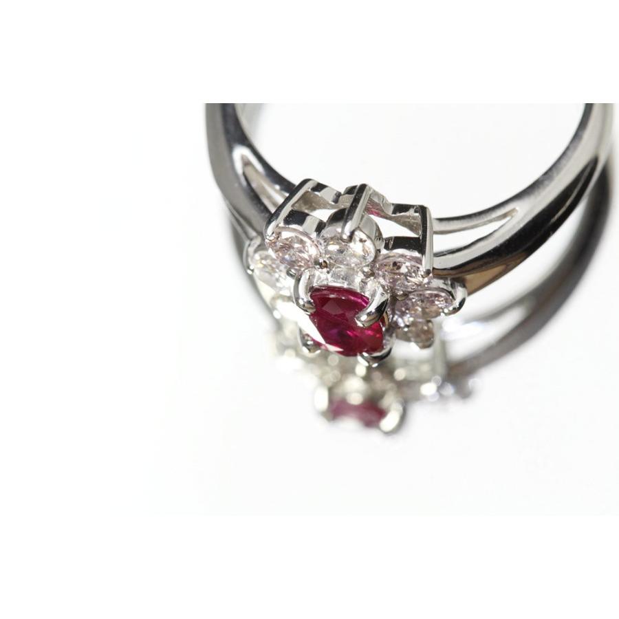 ルビーリング 0.55&D0.64ct Pt900 12号 5.5g 指輪 80672 : たまや質店