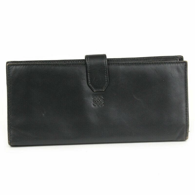 ロエベ 長財布 黒 ナッパレザー シープスキン LOEWE 81303 : 81303