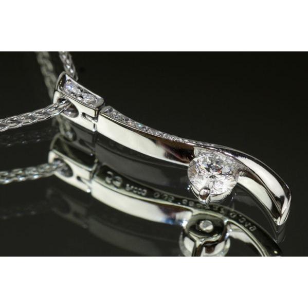 Pt900&Pt850✨ダイヤ0.207ct✨1粒ダイヤ付きネックレス✨シンプル ダイヤモンド ネックレス 一粒 プラチナ 4月誕生石 0.1ct 0.1