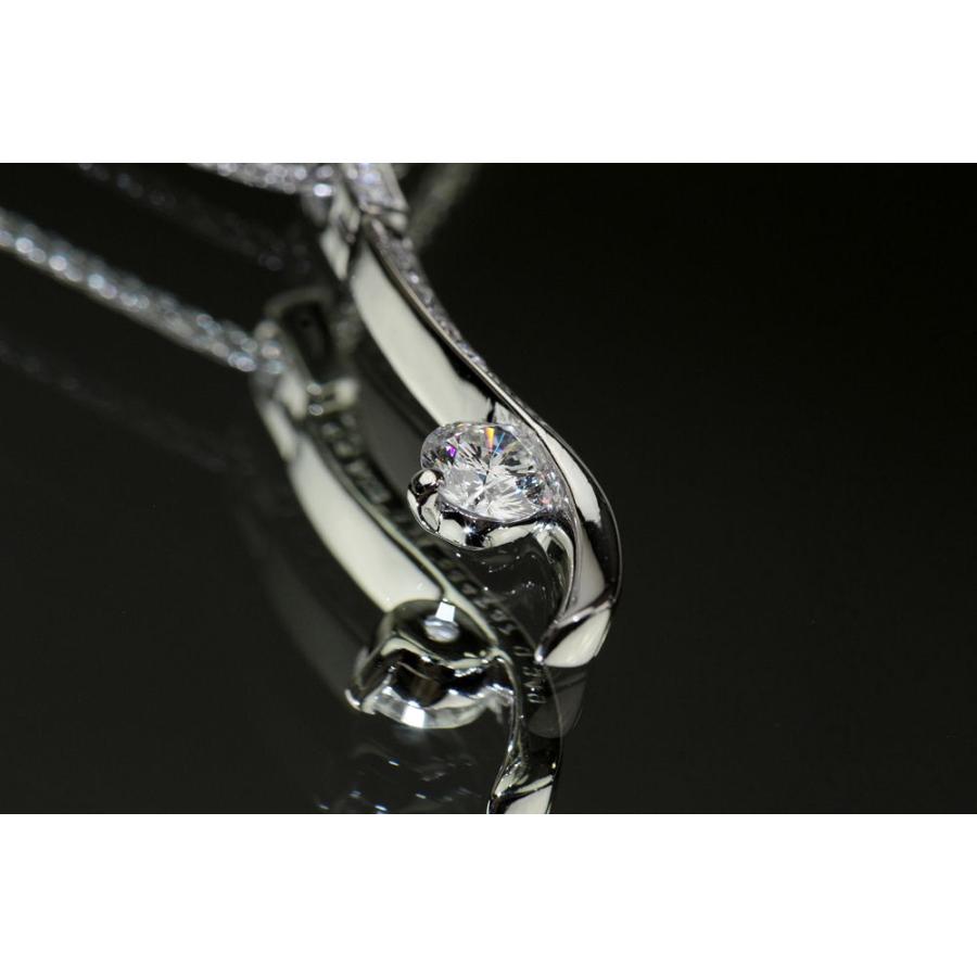 値下げ】Pt900/850 ダイヤモンドネックレス 0.349ct Gカラー SI1