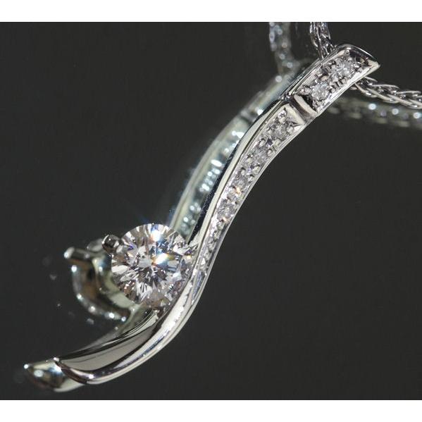 Pt900&Pt850✨ダイヤ0.207ct✨1粒ダイヤ付きネックレス✨シンプル ダイヤモンド ネックレス 一粒 プラチナ 4月誕生石 0.1ct 0.1
