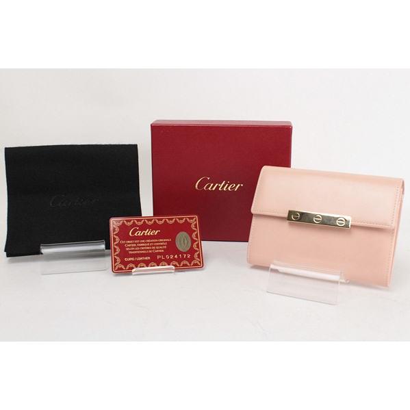 Cartier（カルティエ） ラブコレクション パステルピンク 財布 81889 