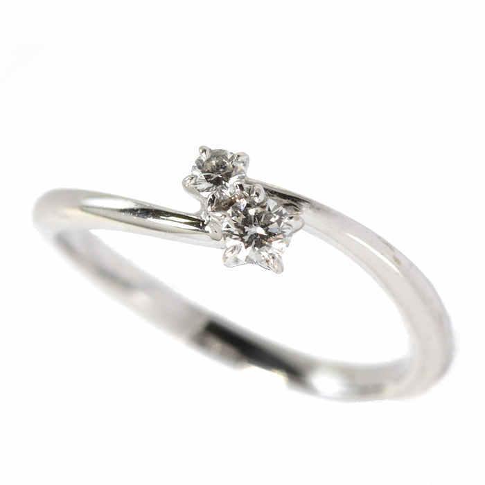 STAR JEWELRY スタージュエリー ダイヤモンド ホワイトゴールドリング STAR JEWELRY（スタージュエリー） ダイヤモンド リング 6号 K18WG