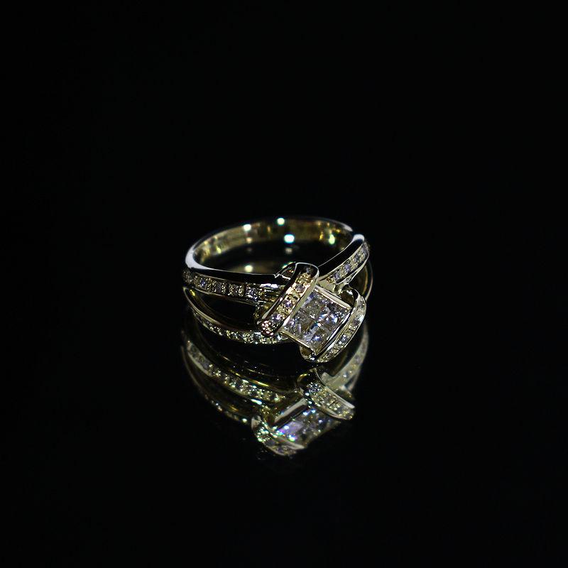 K18 ダイヤモンドリング 12号 0.78ct 約7.0g 18金 ゴールド 指輪 88810_1