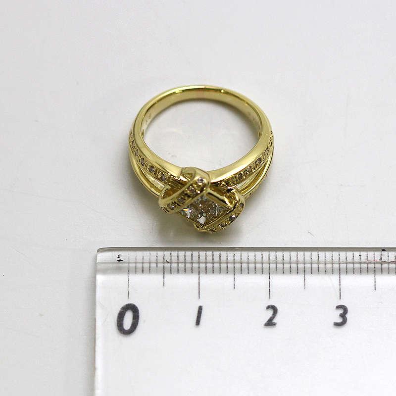 K18 ダイヤモンドリング 12号 0.78ct 約7.0g 18金 ゴールド 指輪 88810_7
