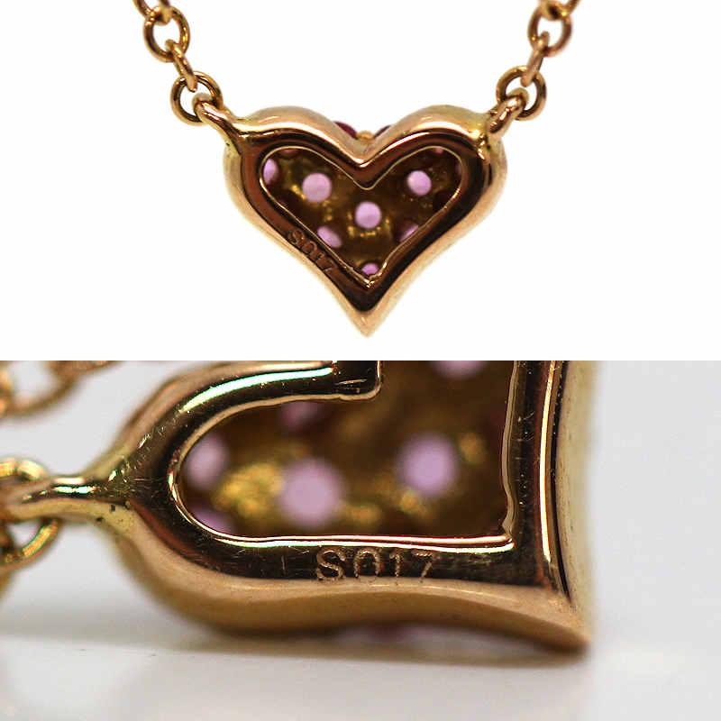 Ponte Vecchio（ポンテヴェキオ） ハートモチーフネックレス 約39.5cm