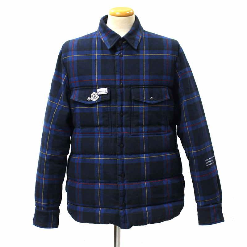 MONCLER（モンクレール） 19AW MORANT フラグメント チェック柄 ダウン