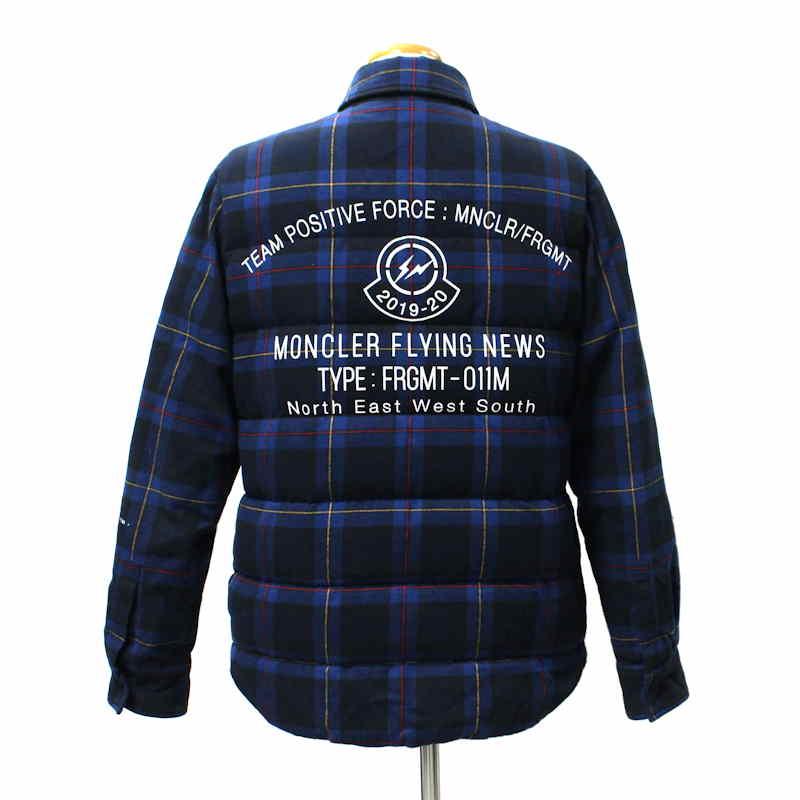 MONCLER（モンクレール） 19AW MORANT フラグメント チェック柄 ダウン