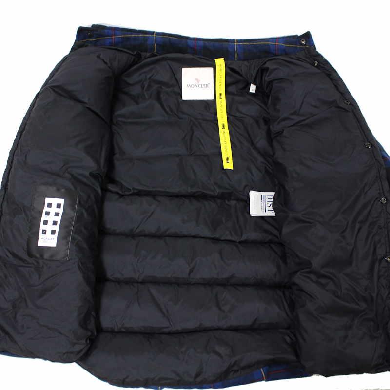 MONCLER（モンクレール） 19AW MORANT フラグメント チェック柄 ダウン