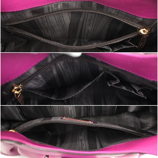 FERRAGAMO（フェラガモ） ハンドバッグ レザー イタリア製 パープル 紫