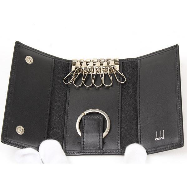 dunhill（ダンヒル） 超美品 dunhill 6連キーケース 黒 レザー 箱付き