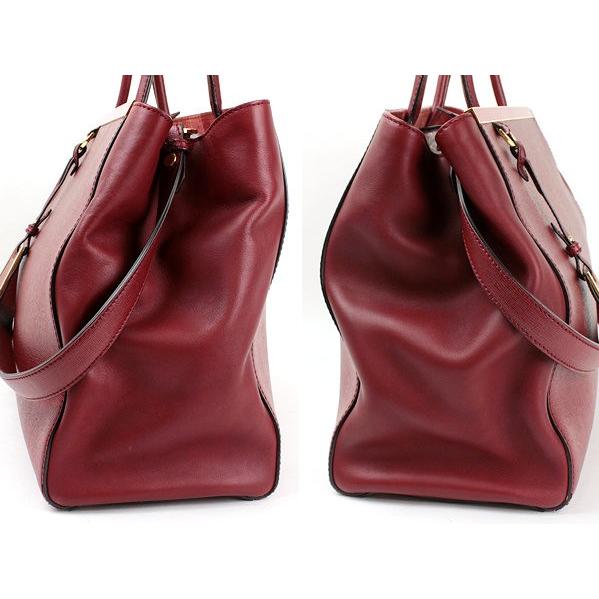 フェンディ トゥージュール ハンドバッグ ショルダーバッグ 2WAY 8BH250 レッド レザー レディース FENDI 【中古】 FENDI（フェンディ） 【美品】フェンディ□トゥージュール 2wayハンド