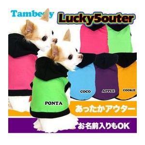 ＼最大1000円オフ30日23:59まで／犬 服 ドッグウェア 着ぐるみ ペット 犬の洋服 秋冬 ラッキー5 アウター | Tambedy
