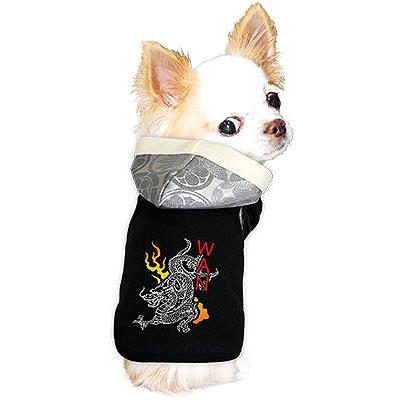 犬 服 名前入 ドッグウェア 着ぐるみ ペット 犬の洋服 秋冬 名前入り 炎龍 パーカー 和柄 1910 Onamae Enryu タムベディ 通販 Yahoo ショッピング