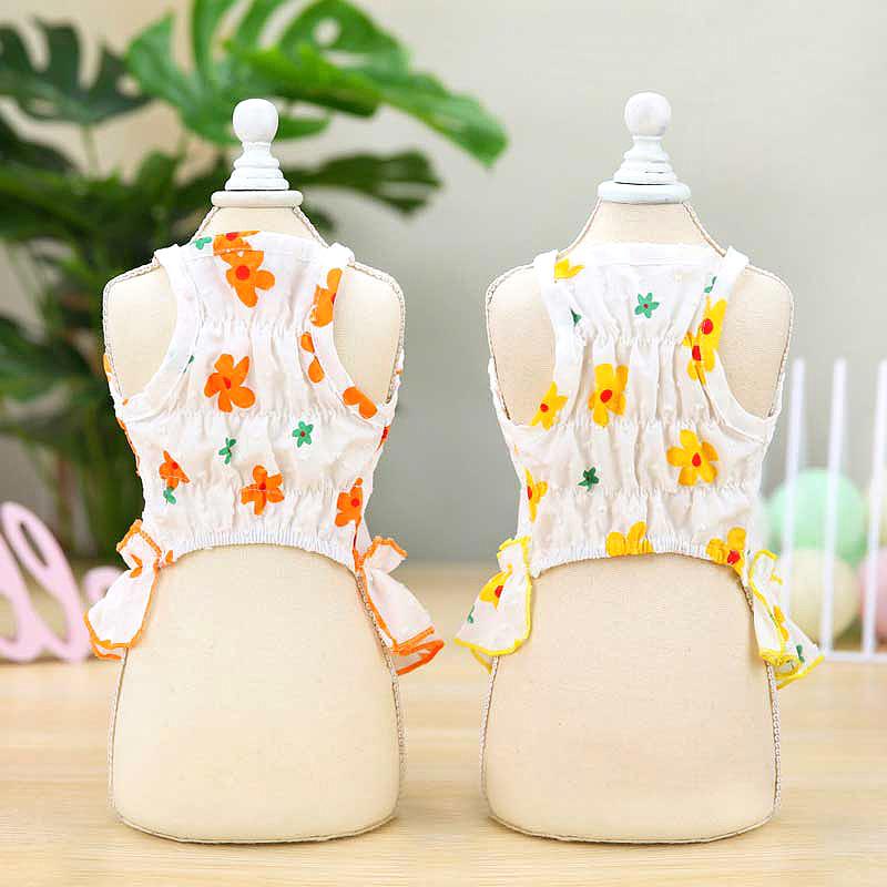 Tambedy ＼全品P5倍24日23:59まで／犬 服 犬の服 春 夏 お花のキャミ