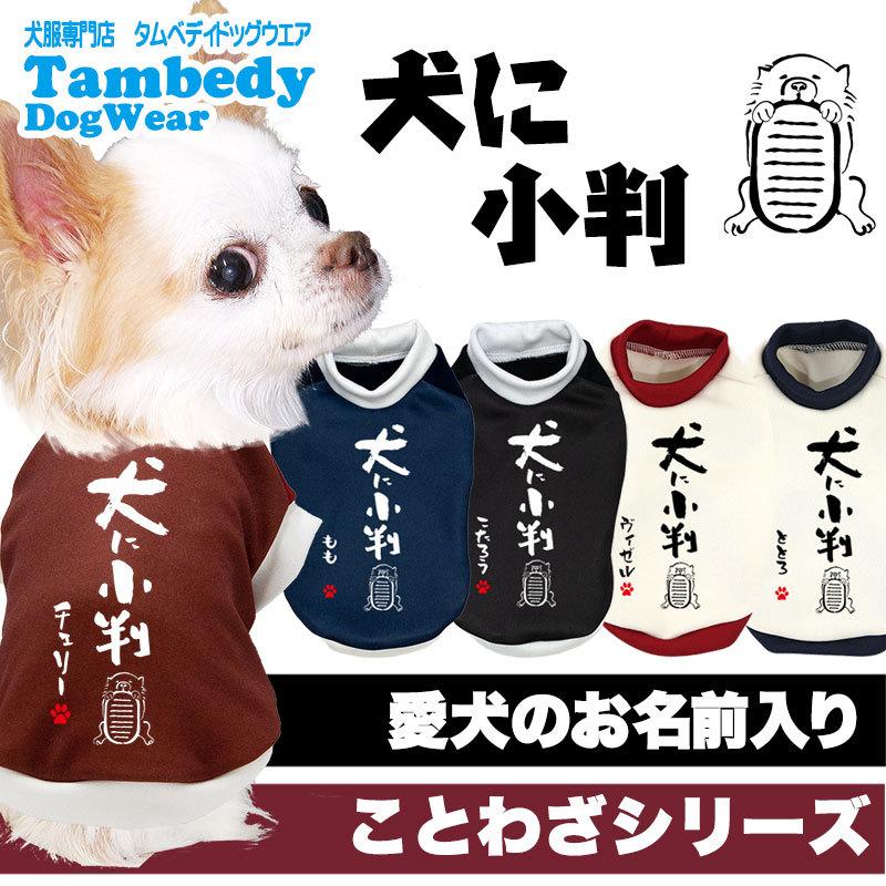 ＼全品P5倍★19日23:59まで／犬 服 犬の服 名入れ 秋 冬 名前入り 犬に小判 ことわざ 文字 猫に小判 3D｜tambedy｜02