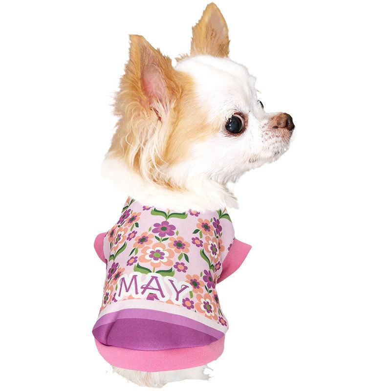 犬服 S わんこの普段着　サークルフラワー 犬服 S わんこの普段着サークルフラワー