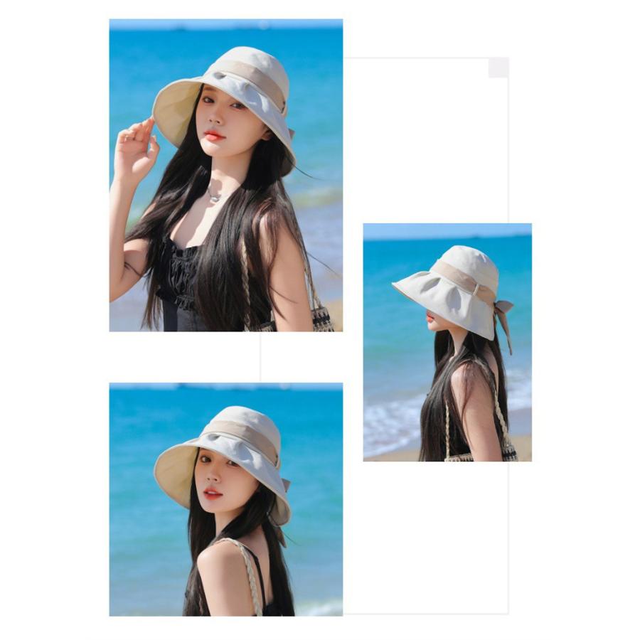 980円購入可能 UVカット 帽子 レディース つば広 ハット