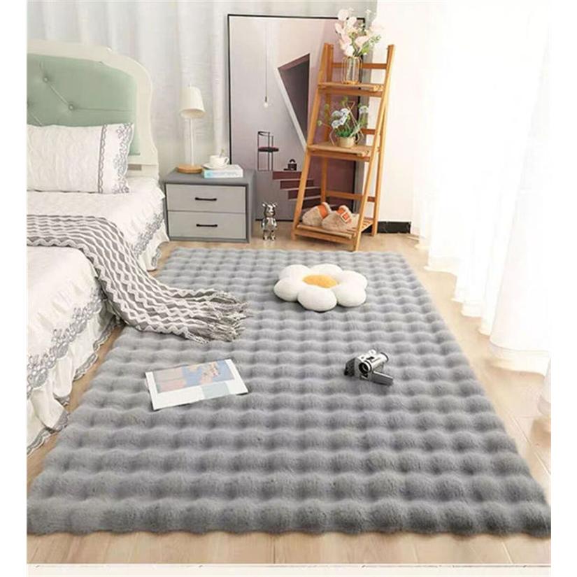 マルチカバー ラグ カーペット ソファカバー フェイクラビットファー