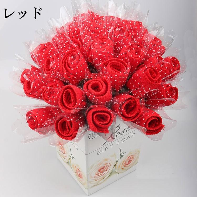 スーパーPayPay タオルギフト 花束 タオルハンカチ 薔薇 ローズ バラ