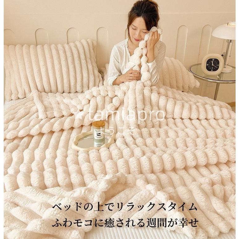 hysteric 毛布　ブランケット 超PayPay祭 毛布 軽量 もこもこ毛布 ストライプ毛布 ブランケット