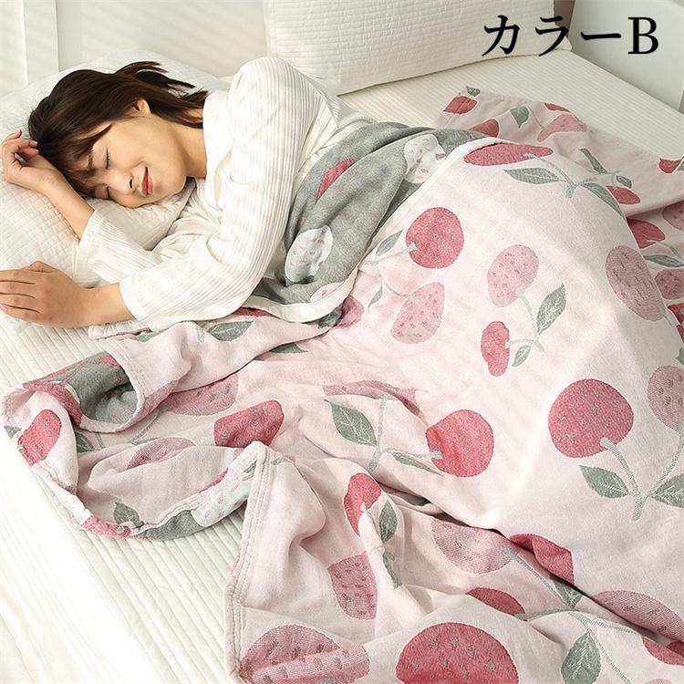 スーパーPayPay ガーゼケット 肌掛け布団 5重 タオルケット シングル