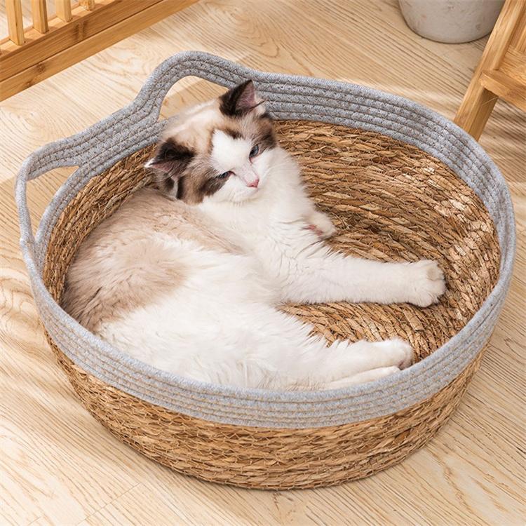 クーポンあり ペットベッド 涼しい 犬 猫 ベッド ペット 夏用 手編み