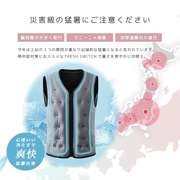 超PayPay祭 冷却ベスト 水冷服 循環式水冷 ベスト 作業服 水冷