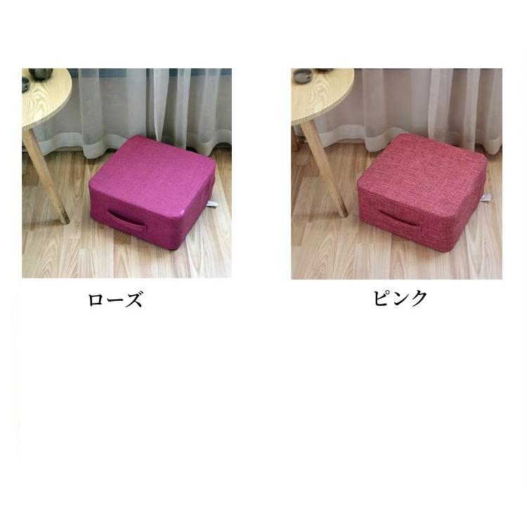 部分短納期 クッション 座布団 極厚 高反発 フロアクッション 硬め 座