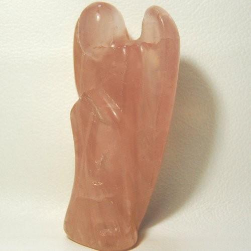 期間限定値下げ☆天使のオブジェ　置物　ローズクォーツ　天然石付き 天使のオブジェ置物 ローズクォーツ天然石付き