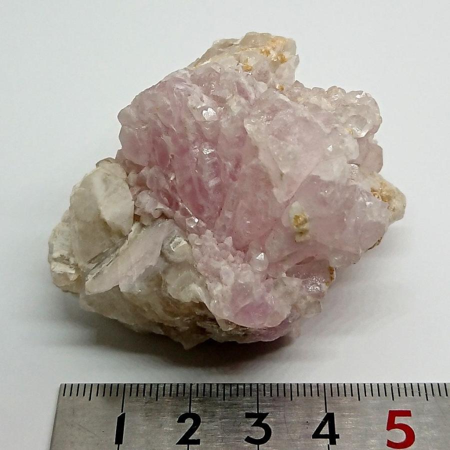 ローズクォーツ 原石(クラスター) 約96g ブラジル産 NP13001 : TAMICHI