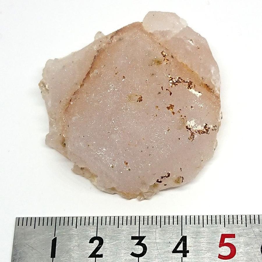 ピンクカルセドニー, ピンクドルジークォーツ  スペイン産　原石　重さ：約54g   Q4106｜tamichi｜03