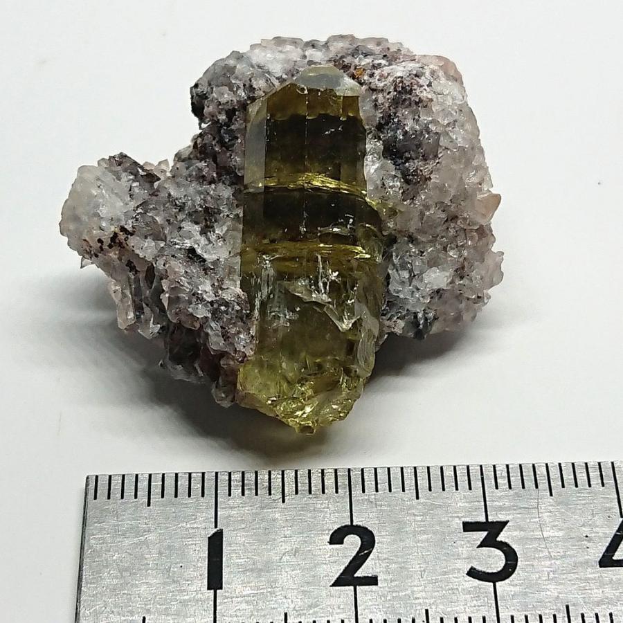 イエローアパタイト　母岩付き原石　メキシコ産　約22g Q5110｜tamichi｜02