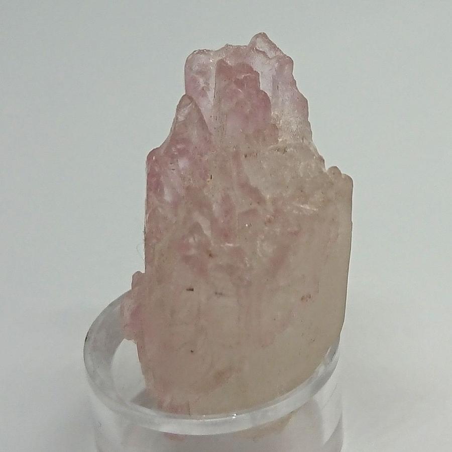 ローズクォーツ 原石(クラスター) 約18.7g ブラジル産 zi003-b3