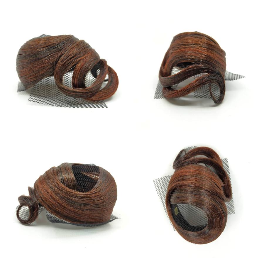 エアリーカップ しずく型 AP003N 髪上げ まとめ髪 ヘアピース 石無し