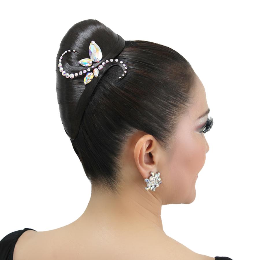 今年の新作から定番まで 社交ダンスヘアアクセサリー ヘアードレス 夜会巻型b スリムタイプ スタンダード Dd038 Materialworldblog Com