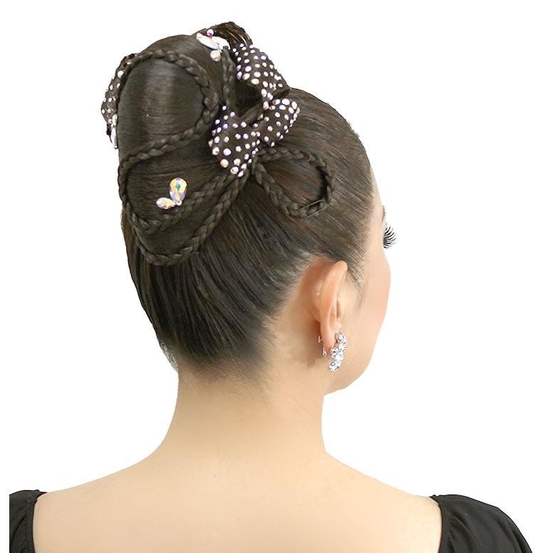 社交ダンス ヘアーアクセサリー 髪飾り シニヨン Se007