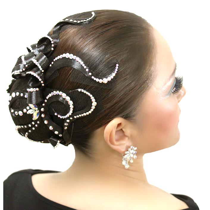 豪華 ダンスヘア ユニオン 楕円型 Uu080 社交ダンス ダンス髪上げ まとめ髪 ヘアピース 多美咲 Uu080 多美咲 通販 Yahoo ショッピング