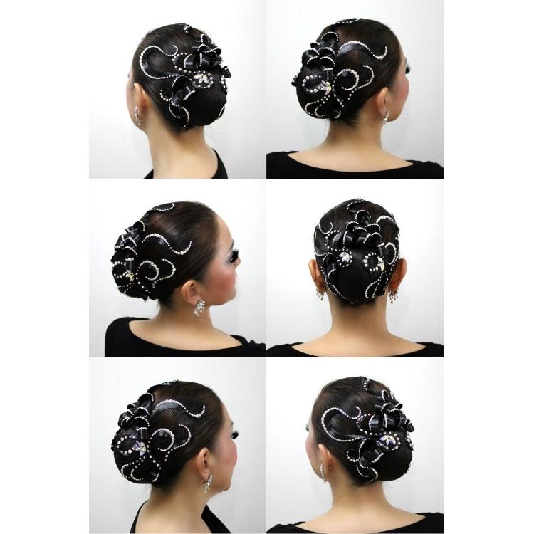 豪華 ダンスヘア ユニオン 楕円型 Uu080 社交ダンス ダンス髪上げ まとめ髪 ヘアピース 多美咲 Uu080 多美咲 通販 Yahoo ショッピング