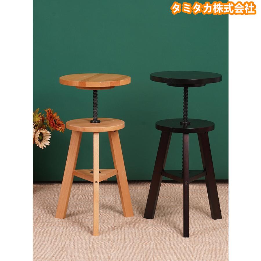 木製回転椅子　スツール 楽天市場】回転スツール 回転チェア 木製 おしゃれ 360度 回転