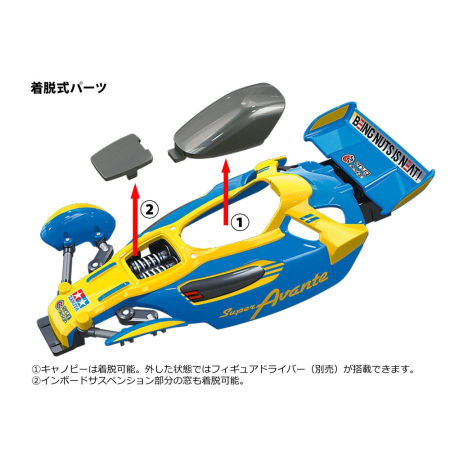 タミヤ ミニ四駆(18101）スーパーアバンテJr.  (VZシャーシ) | タミヤ | 02