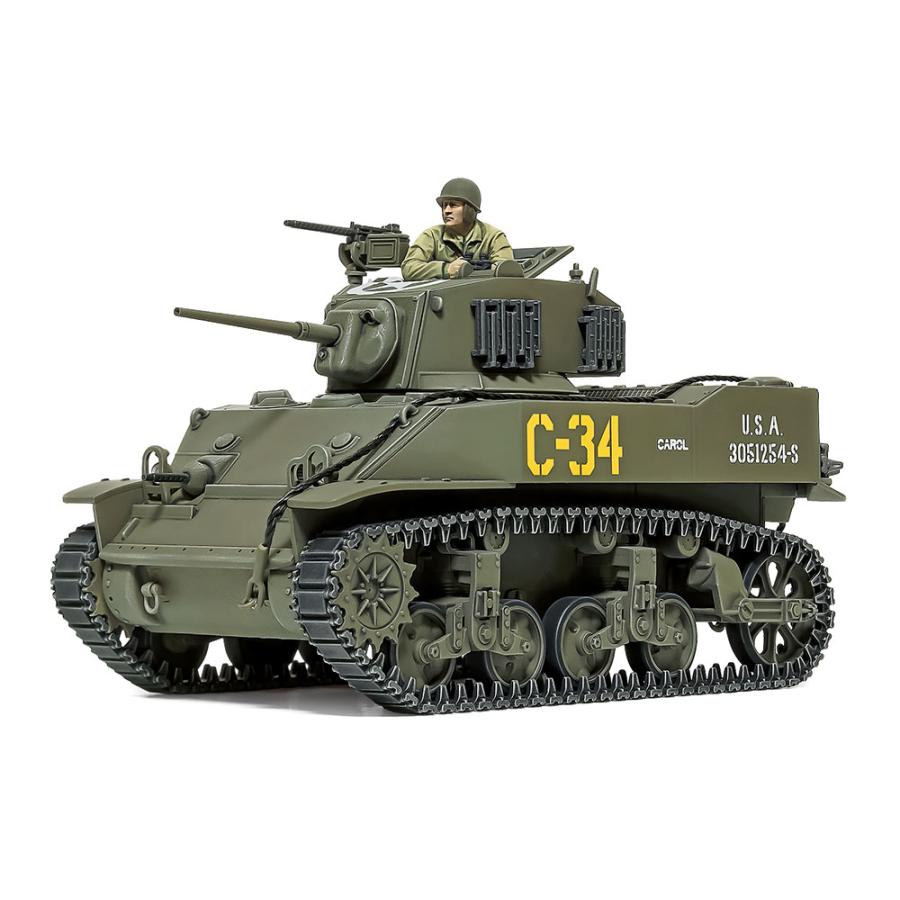 タミヤ (32606) 1/48 アメリカ軽戦車 M5A1 スチュアート | タミヤ