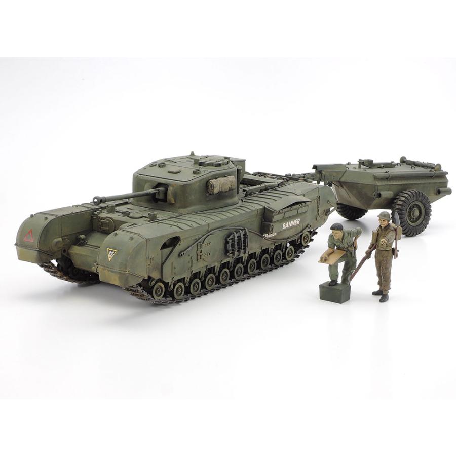 タミヤ (35100) 1/35 イギリス チャーチルクロコダイル戦車 | タミヤ