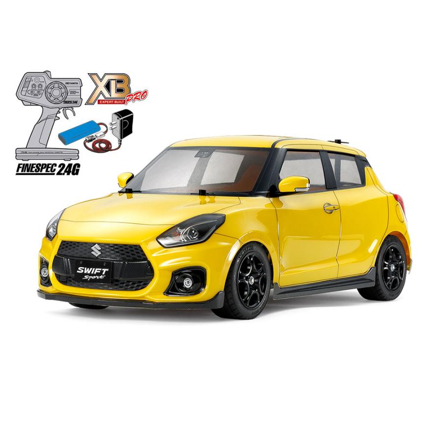 TAMIYA 電動RCカー SUZUKI SWIFT Mシャーシ 中古 TAMIYA 電動RCカー SUZUKI SWIFT Mシャーシ 中古
