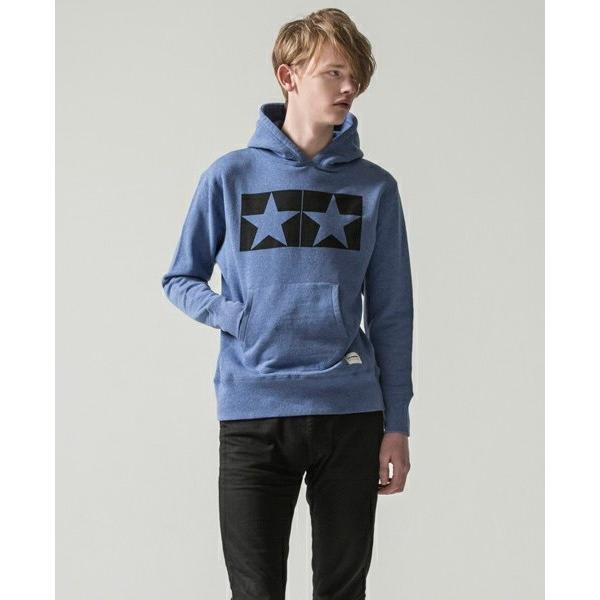 タミヤ（67190）JUN WATANABE タミヤマーク PULLOVER HOODY ブルー S | JUN WATANABE | 01
