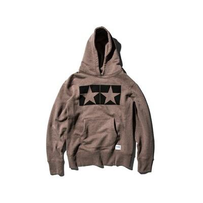 タミヤ（67202）JUN WATANABE タミヤマーク PULLOVER HOODY ブラウン M | JUN WATANABE