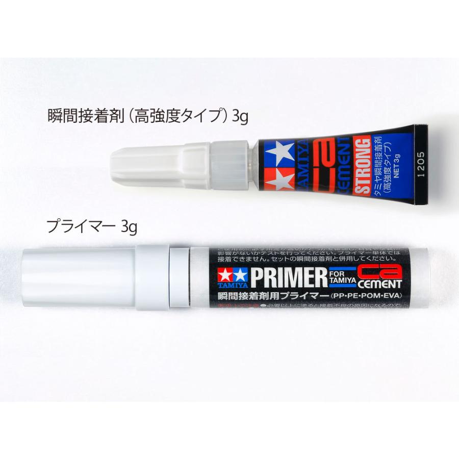 ペンセット タミヤ（TAMIYA） (87211) 瞬間接着剤・プライマーセット(PP・PE・POM